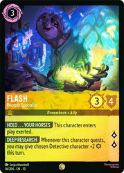 Flash - Records Specialist
Whispers in the Well
Single
Lorcana