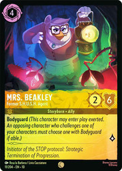 Mrs. Beakley - Former S.H.U.S.H. Agent
Whispers in the Well
Single
Lorcana