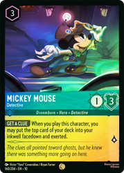 Mickey Mouse - Detective
Whispers in the Well
Single
Lorcana
