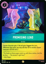 Promising Lead
Whispers in the Well
Single
Lorcana