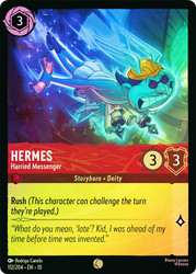 Hermes - Harried Messenger
Whispers in the Well
Single
Lorcana