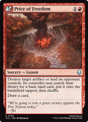 Price of Freedom\nAvatar: The Last Airbender\nSingle\nMagic The Gathering