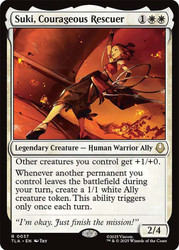 Suki, Courageous Rescuer\nAvatar: The Last Airbender\nSingle\nMagic The Gathering