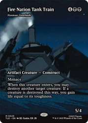 Noxious Gearhulk (Borderless)\nAvatar: The Last Airbender Eternal Variants\nSingle\nMagic The Gathering