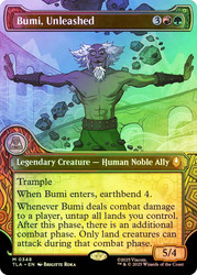 Bumi, Unleashed (Showcase)\nAvatar: The Last Airbender - Variants\nSingle\nMagic The Gathering