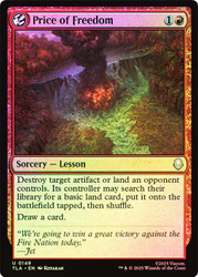 Price of Freedom\nAvatar: The Last Airbender\nSingle\nMagic The Gathering