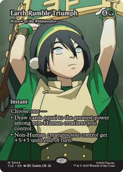 Return of the Wildspeaker (Earth Rumble Triumph) (Borderless)\nAvatar: The Last Airbender Eternal Variants\nSingle\nMagic The Gathering