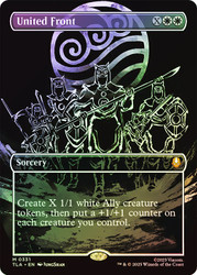 United Front (Borderless)\nAvatar: The Last Airbender - Variants\nSingle\nMagic The Gathering