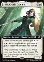Suki, Kyoshi Captain (Extended Art)\nAvatar: The Last Airbender Eternal Variants\nSingle\nMagic The Gathering