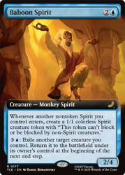 Baboon Spirit (Extended Art)\nAvatar: The Last Airbender Eternal Variants\nSingle\nMagic The Gathering