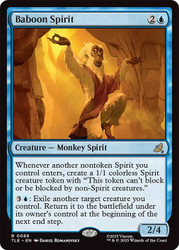 Baboon Spirit\nAvatar: The Last Airbender Eternal\nSingle\nMagic The Gathering