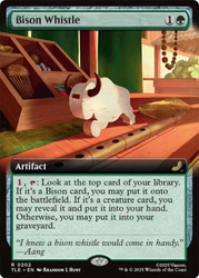 Bison Whistle (Extended Art)\nAvatar: The Last Airbender Eternal Variants\nSingle\nMagic The Gathering