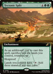Tectonic Split (Extended Art)\nAvatar: The Last Airbender Eternal Variants\nSingle\nMagic The Gathering