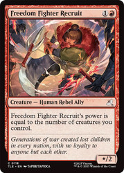 Freedom Fighter Recruit\nAvatar: The Last Airbender Eternal\nSingle\nMagic The Gathering