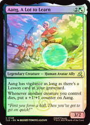 Aang, A Lot to Learn\nAvatar: The Last Airbender Eternal\nSingle\nMagic The Gathering