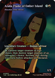 Diaochan, Artful Beauty (Azula, Flame of Ember Island) (Borderless)\nAvatar: The Last Airbender Eternal Variants\nSingle\nMagic The Gathering