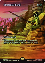 Elemental Bond (Borderless)\nAvatar: The Last Airbender Eternal Variants\nSingle\nMagic The Gathering