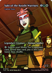 Captain Sisay (Suki of the Kyoshi Warriors) (Borderless)\nAvatar: The Last Airbender Eternal Variants\nSingle\nMagic The Gathering