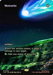 Meteorite (Borderless)\nAvatar: The Last Airbender Eternal Variants\nSingle\nMagic The Gathering