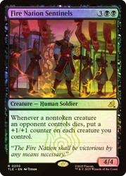 Fire Nation Sentinels\nAvatar: The Last Airbender Eternal\nSingle\nMagic The Gathering