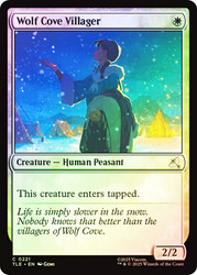 Wolf Cove Villager (#221)
Avatar: The Last Airbender Eternal
Single
Magic: The Gathering