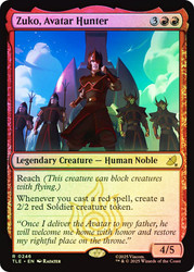 Zuko, Avatar Hunter
Avatar: The Last Airbender Eternal
Single
Magic: The Gathering