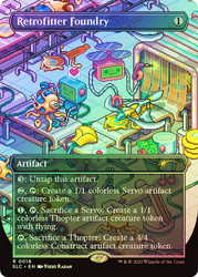 Retrofitter Foundry (Secret Lair Countdown) (Borderless)\nPromo: General\nSingle\nMagic The Gathering