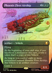 Phoenix Fleet Airship (Borderless)\nAvatar: The Last Airbender - Variants\nSingle\nMagic The Gathering