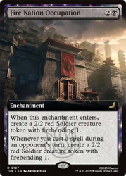 Fire Nation Occupation (Extended Art)\nAvatar: The Last Airbender Eternal Variants\nSingle\nMagic The Gathering