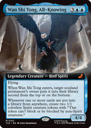 Wan Shi Tong, All-Knowing (Extended Art)\nAvatar: The Last Airbender Eternal Variants\nSingle\nMagic The Gathering