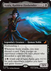 Azula, Ruthless Firebender (Extended Art)\nAvatar: The Last Airbender Eternal Variants\nSingle\nMagic The Gathering
