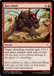 Run Amok (#284)\nAvatar: The Last Airbender Eternal\nSingle\nMagic The Gathering