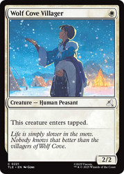 Wolf Cove Villager (#276)\nAvatar: The Last Airbender Eternal\nSingle\nMagic The Gathering