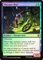 Platypus-Bear\nAvatar: The Last Airbender\nSingle\nMagic The Gathering