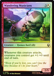 Wandering Musicians\nAvatar: The Last Airbender\nSingle\nMagic The Gathering