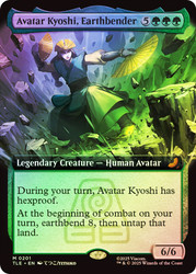 Avatar Kyoshi, Earthbender (Extended Art)\nAvatar: The Last Airbender Eternal Variants\nSingle\nMagic The Gathering