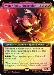 Avatar Roku, Firebender (Extended Art)\nAvatar: The Last Airbender Eternal Variants\nSingle\nMagic The Gathering