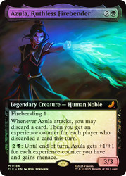 Azula, Ruthless Firebender (Extended Art)\nAvatar: The Last Airbender Eternal Variants\nSingle\nMagic The Gathering