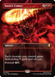 Sozin's Comet (#332) (Borderless)\nAvatar: The Last Airbender - Variants\nSingle\nMagic The Gathering