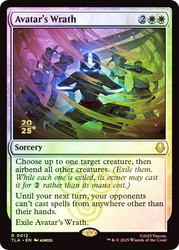 Avatar's Wrath (Prerelease) (Avatar: The Last Airbender)
Promo
Single
Magic: The Gathering