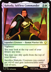 Hakoda, Selfless Commander (Prerelease) (Avatar: The Last Airbender)
Promo
Single
Magic: The Gathering