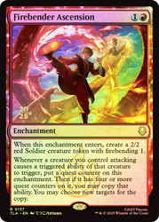Firebender Ascension (Prerelease) (Avatar: The Last Airbender)
Promo
Single
Magic: The Gathering
