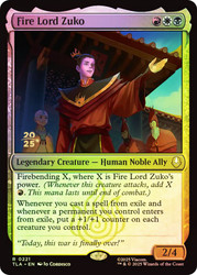 Fire Lord Zuko (Prerelease) (Avatar: The Last Airbender)
Promo
Single
Magic: The Gathering