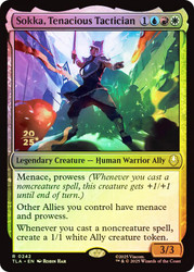 Sokka, Tenacious Tactician (Prerelease) (Avatar: The Last Airbender)
Promo
Single
Magic: The Gathering
