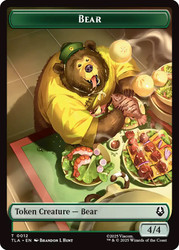 {Bear Token} // {Food Token} (#020)
Avatar: The Last Airbender
Single
Magic: The Gathering