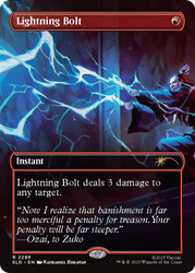 Lightning Bolt (Avatar: The Last Airbender) (#2289)
Secret Lair Drop
Single
Magic: The Gathering