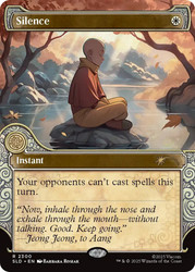 Silence (Avatar: The Last Airbender) (#2300)
Secret Lair Drop
Single
Magic: The Gathering