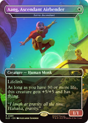 Serra Ascendant (Aang, Ascendant Airbender) (Avatar: The Last Airbender) (#2291)
Secret Lair Drop
Single
Magic: The Gathering