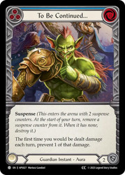 To Be Continued... (CC Tag)
Armory Deck: Pleiades
Single
Flesh and Blood