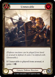Unmovable (Blue)
Bravo Blitz Deck
Single
Flesh and Blood